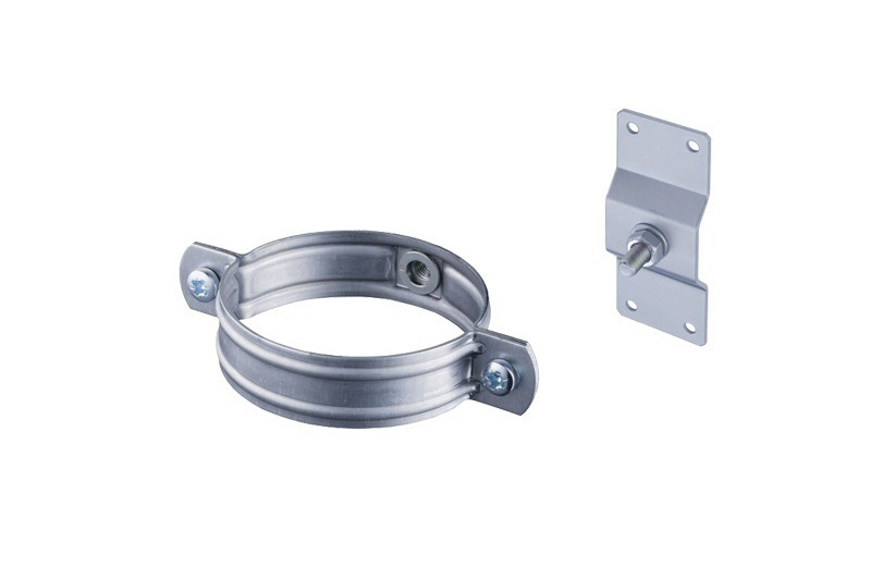 Drain pipe clamp with sheet metal NIAGARA titanium zinc Florian Centrum