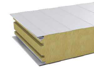 WALL sandwich panels with mineral wool core