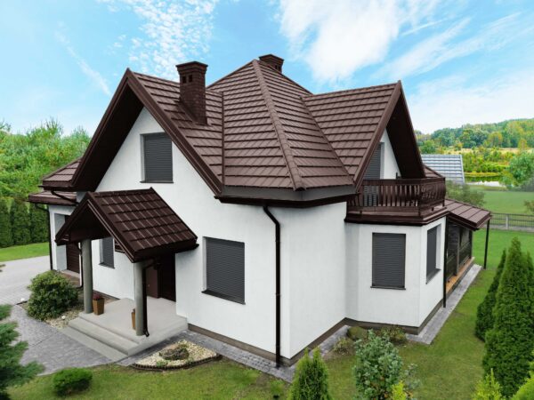 Jaki kolor elewacji do brązowego dachu? Poradnik dla budujących dom