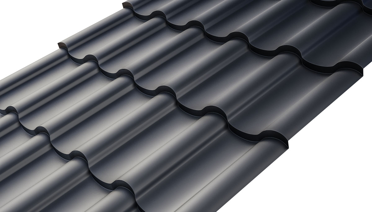 Maja Max sheet metal roofing Metal roof tiles Florian Centrum