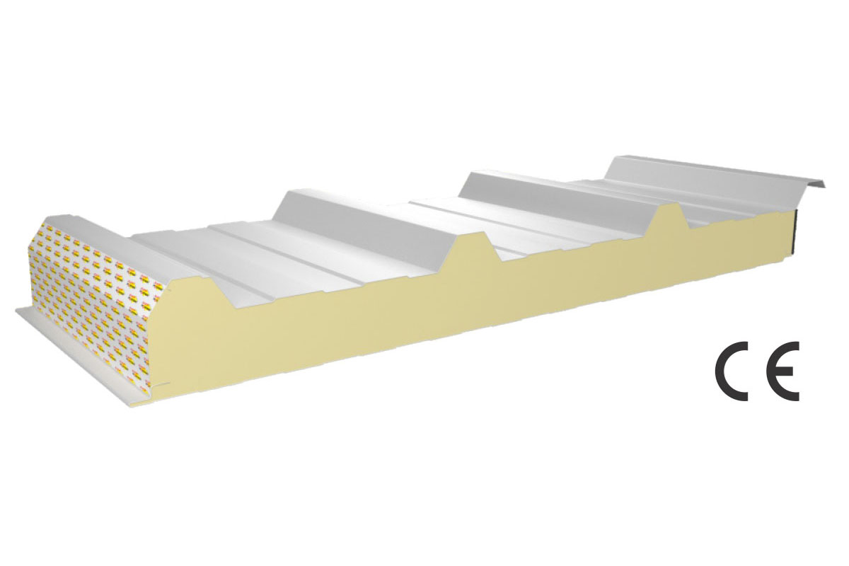 Roof sandwich panels with polyurethane foam core Sandwich panels Florian Centrum