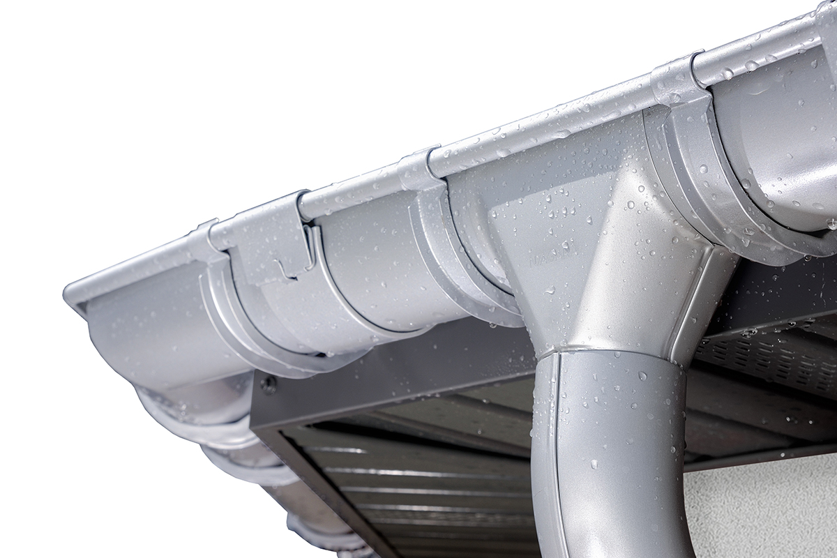 Niagara titanium zinc NIAGARA gutter system Florian Centrum